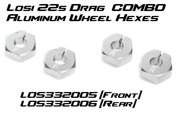 Wheel Hex Z-TLR232112 12mm x 4.5mm 2 