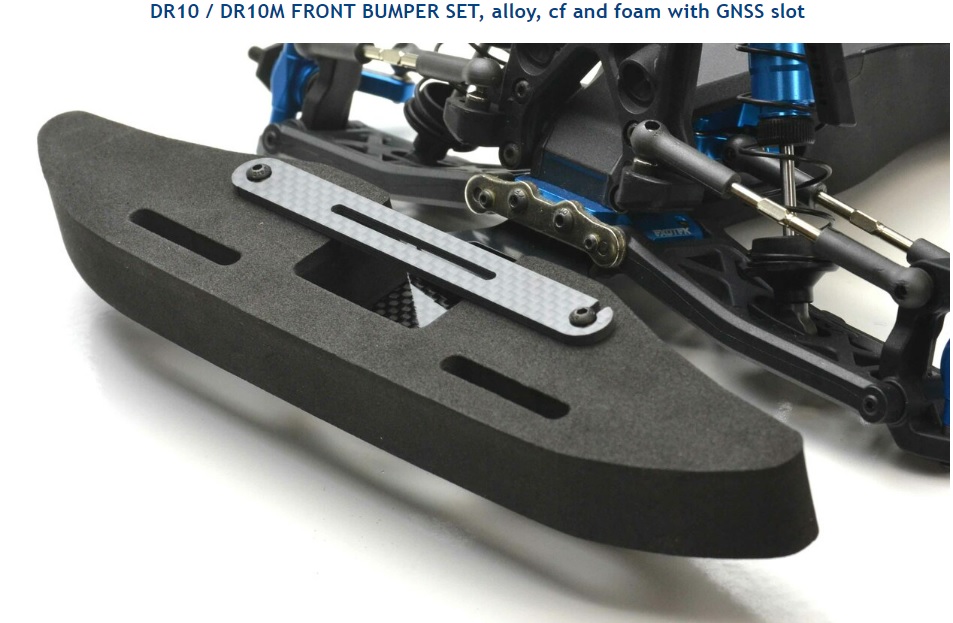 alloy Details about   Exotek DR10 BUMPER SET CF and foam 
