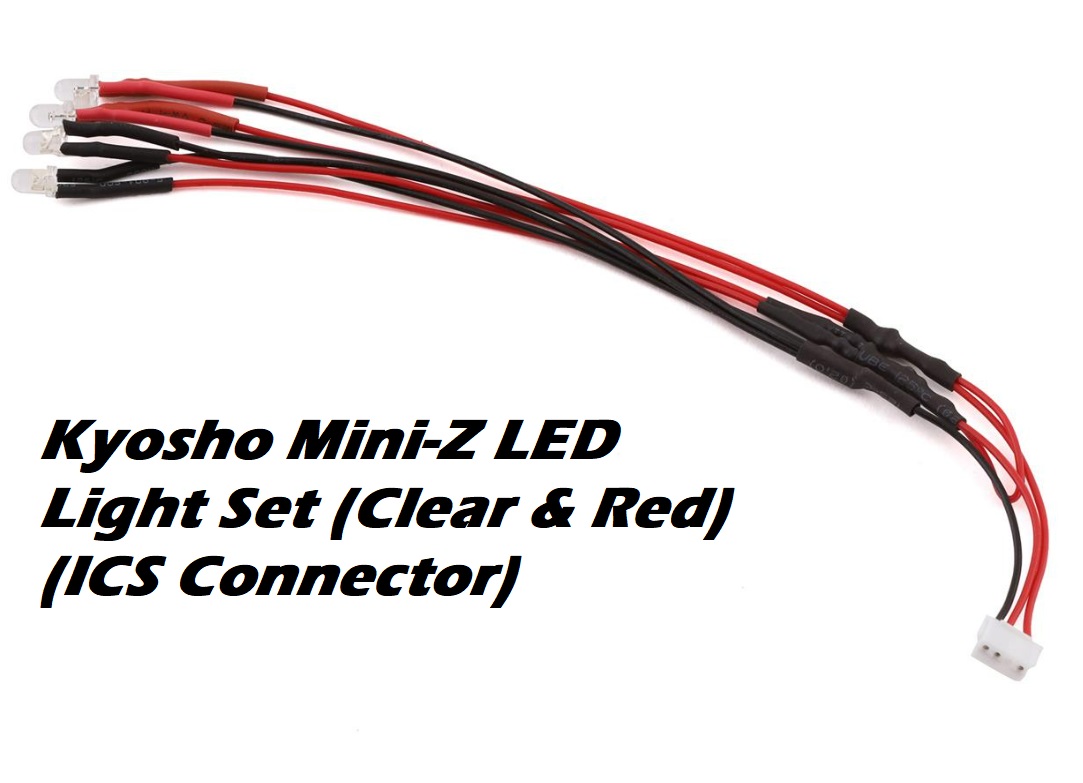 PN Racing LED Light Set 2W/2R/2Y for (Kyosho Mini-Z MR03 Spo