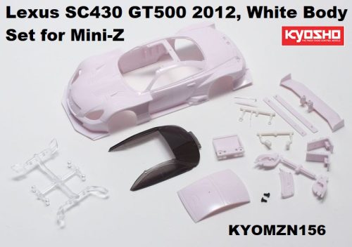 Mini-Z – White Body Set: Nissan GT-R (R35) White Body Set, w/Rim for AWD –  RC Bombshells