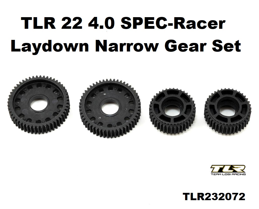 TLR 22 4.0 SPEC-Racer Laydown Narrow Gear Set