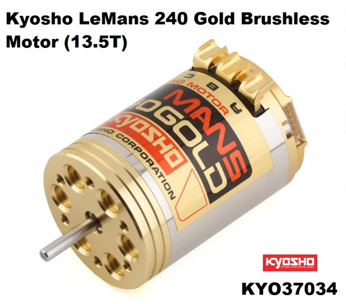 Kyosho LeMans 240 Gold Brushless Motor (13.5T)