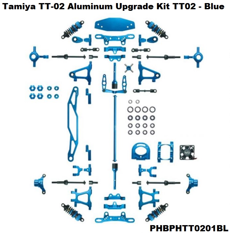 Rc Car Blue Led Light Strip Tube For Tamiya TT01 TT02 TT01E M05 M06