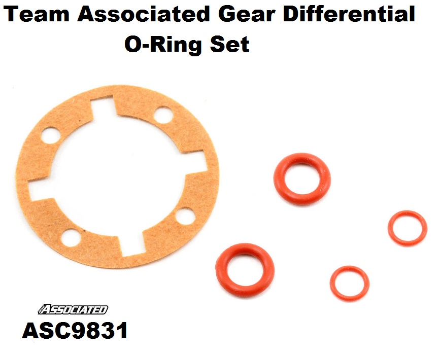 Team Associated Gear Differential O Ring Set Rc Bombshells 