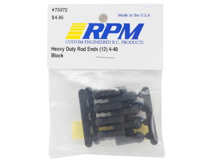 RPM Heavy Duty 4-40 Rod Ends (Black) (12) - Image 2