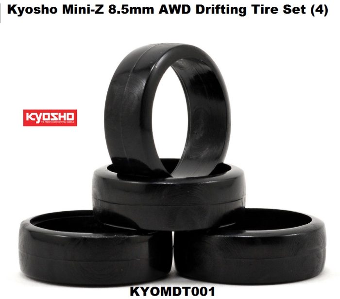 Kyosho Mini-Z 8.5mm AWD Drifting Tire Set (4)