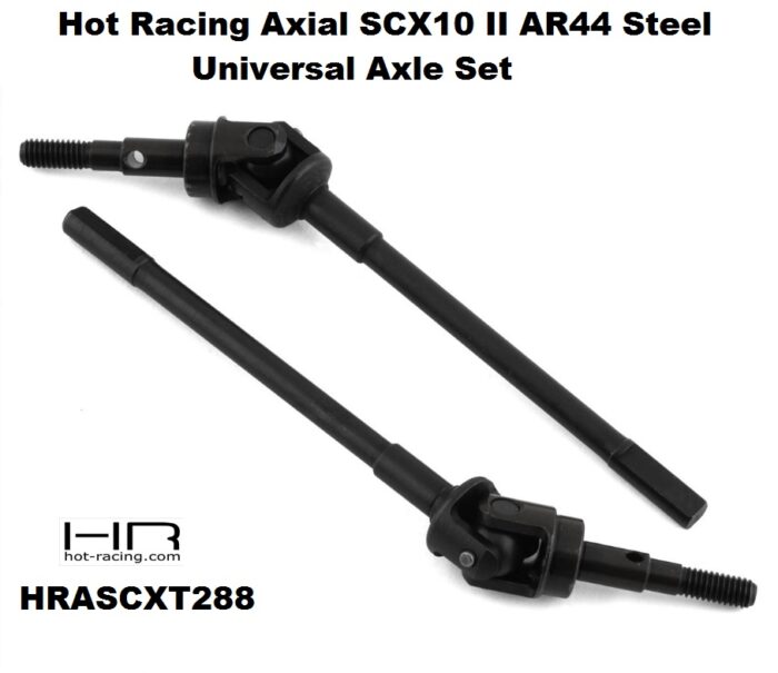 Hot Racing Axial SCX10 II AR44 Steel Universal Axle Set