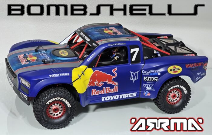 Red Bull (Bryce Menzies) Custom Edition ARRMA Mojave EBX Roller