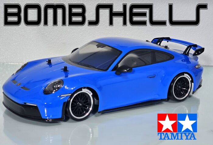 Tamiya TT-02 Blue Anodized Aluminum Edition Porsche 911 GT3