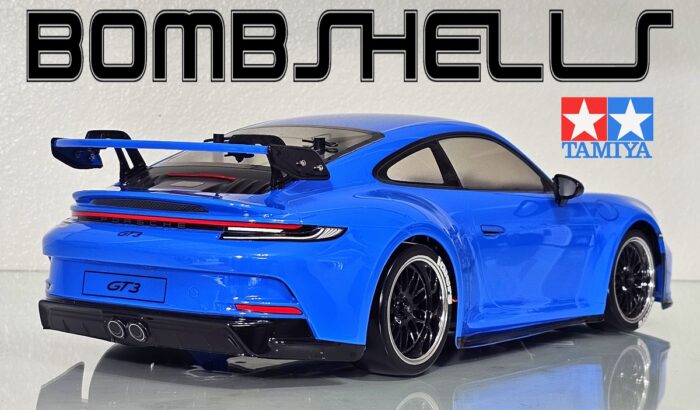 Tamiya TT-02 Blue Anodized Aluminum Edition Porsche 911 GT3 - Image 4