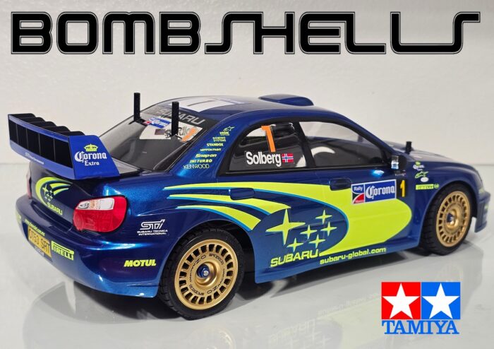 Tamiya TT-01E "Concourse Series" 2004 Subaru Impreza Mexico Limited Bombshells Edition 4WD Electric Rally Car - Image 4