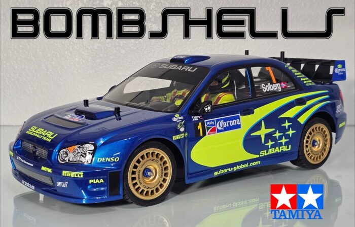 Tamiya TT-01E "Concourse Series" 2004 Subaru Impreza Mexico Limited Bombshells Edition 4WD Electric Rally Car