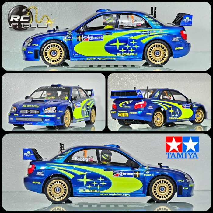 Tamiya TT-01E "Concourse Series" 2004 Subaru Impreza Mexico Limited Bombshells Edition 4WD Electric Rally Car - Image 3