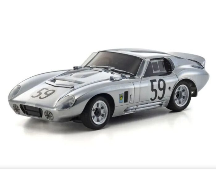 Kyosho FIRST Mini-Z Chrome Shelby Cobra Daytona - Image 2