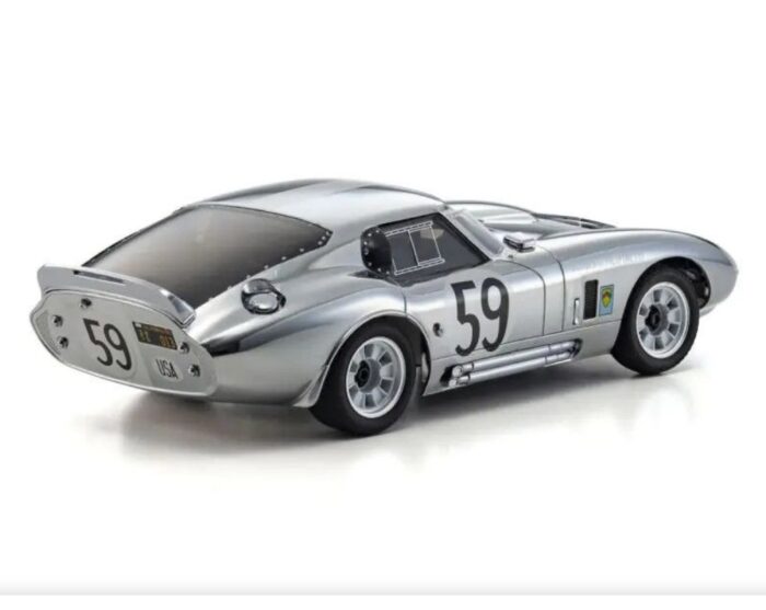 Kyosho FIRST Mini-Z Chrome Shelby Cobra Daytona - Image 3