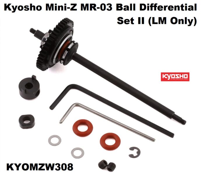 Mini-Z MR-03 Ball Differential Set II (LM Only)