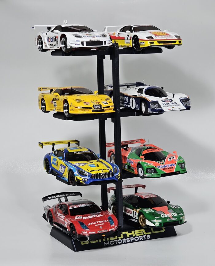 BOMBSHELLS Motorsports 8-STACK Mini Car Display