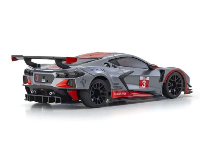 Kyosho MINI-Z RWD MR-04 Ready Set CHEVROLET® CORVETTE® C8.R Gunmetal / Red - Image 3