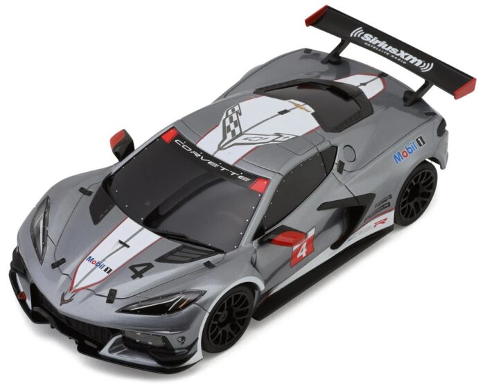 Kyosho MINI-Z RWD MR-04 Ready Set CHEVROLET® CORVETTE® C8.R Gunmetal / White - Image 4