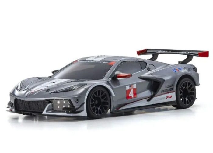 Kyosho MINI-Z RWD MR-04 Ready Set CHEVROLET® CORVETTE® C8.R Gunmetal / White - Image 2