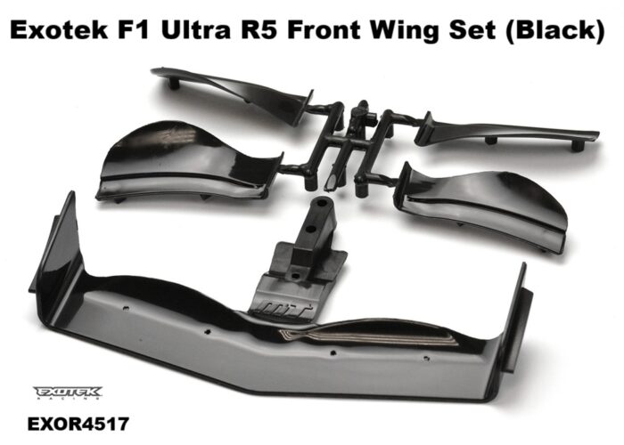 Exotek F1 Ultra R5 Front Wing Set (Black)