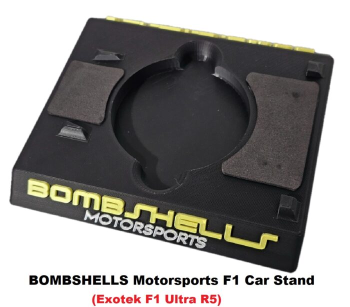 BOMBSHELLS Motorsports F1 Car Stand (Exotek F1 Ultra R5)