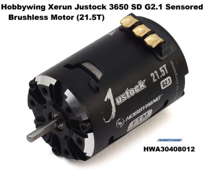 Hobbywing Xerun Justock 3650 SD G2.1 Sensored Brushless Motor (21.5T)