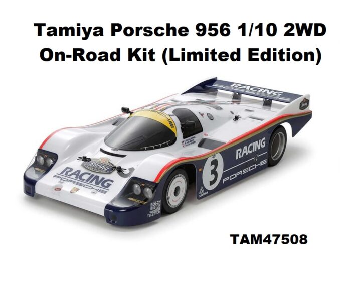 Tamiya Porsche 956 1/10 2WD On-Road Kit (Limited Edition) - Image 2