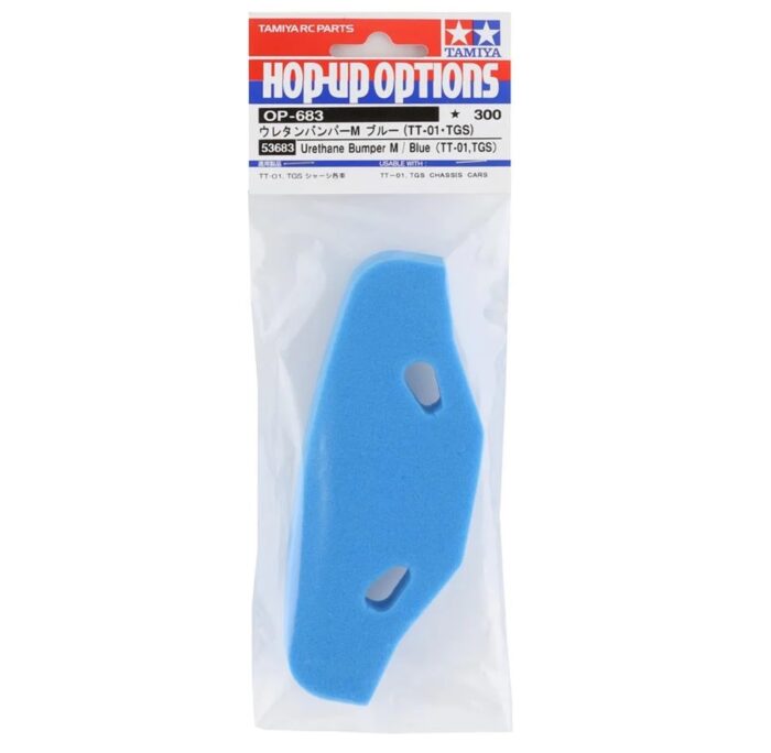 Tamiya TT-01 Urethane Bumper (Blue) - Image 2