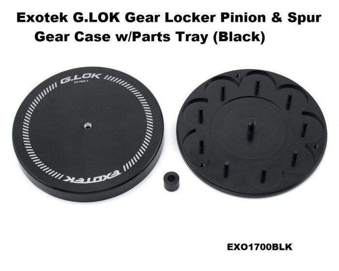 Exotek G.LOK Gear Locker Pinion & Spur Gear Case w/Parts Tray (Black)