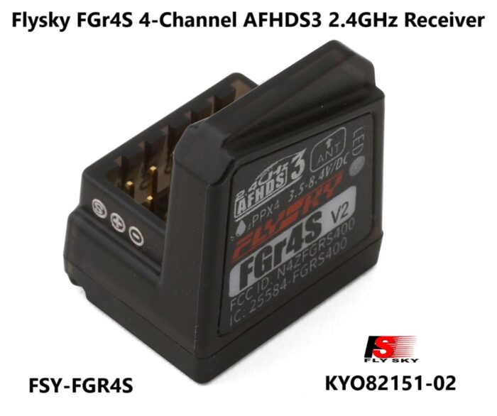 Flysky FGr4S 4-Channel AFHDS3 2.4GHz Receiver