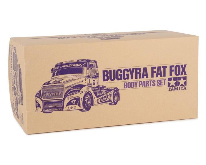 Tamiya Buggyra Fat Fox Racing Truck Body Set (Clear)