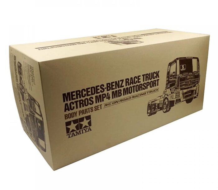 Tamiya Actros Mercedes-Benz, MP4 Motorsport Race Truck Body Set (Clear)