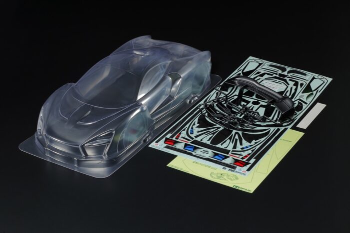 Tamiya McLaren Senna Body w/Parts Set (Clear) - Image 2