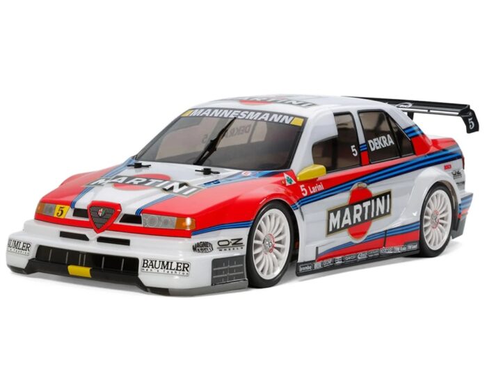 Tamiya Alfa Romeo 155 V6 TI Martini 1/10 4WD Electric Touring Car Kit (TT-02) - Image 2