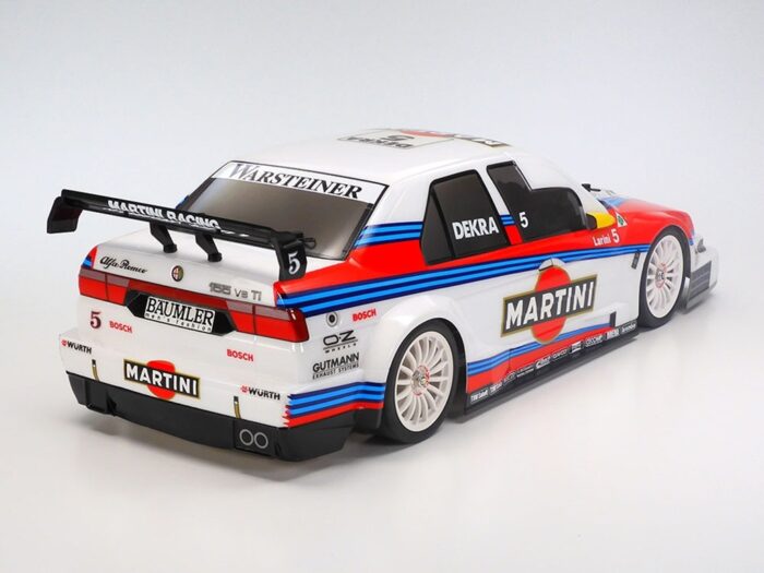 Tamiya Alfa Romeo 155 V6 TI Martini 1/10 4WD Electric Touring Car Kit (TT-02) - Image 3