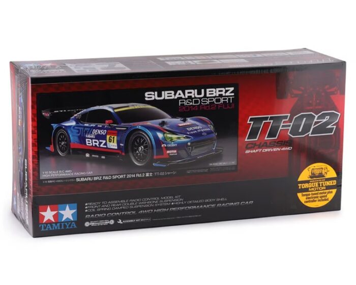 Tamiya 2014 Subaru BRZ R&D Sport 1/10 4WD Electric Touring Car Kit (TT-02)