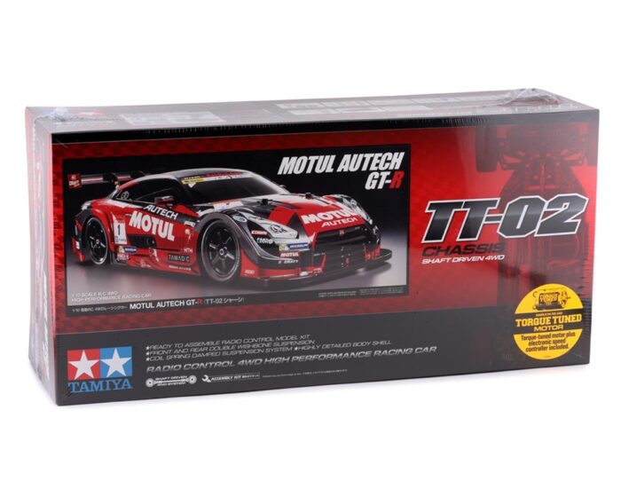 Tamiya Motul Autech GT-R 1/10 4WD Electric Touring Car Kit (TT-02)