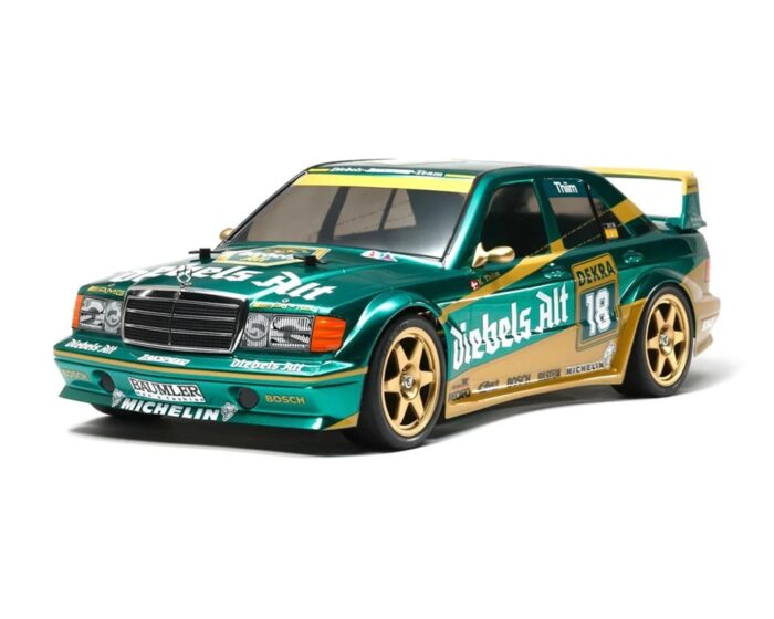 Tamiya Mercedes 190E 2.5-16 EvoII Diebels-Alt 1/10 4WD Electric Touring Car Kit (TT-01E) - Image 2