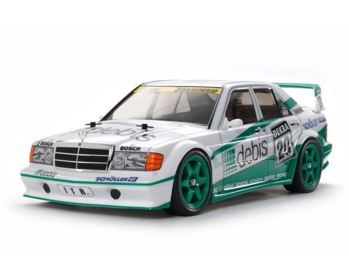 Tamiya Mercedes 190E EVO.II Zakspeed Debis 1/10 4WD Electric Touring Car Kit (TT-01E) - Image 2