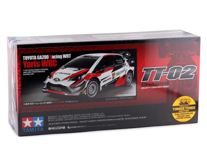 Tamiya '18 Toyota Gazoo Racing WRT Yaris 1/10 4WD Electric Rally Car Kit (TT-02)