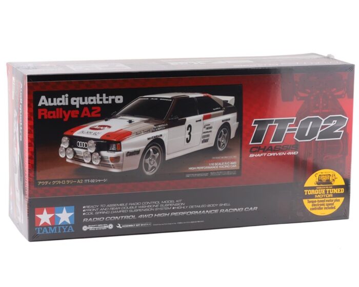 Tamiya Audi Quattro Rallye A2 1/10 4WD Electric Rally Car Kit (TT-02)