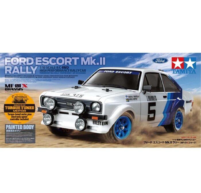 Tamiya Ford Escort MK.II 1/10 4WD Electric Rally Car (MF-01X)