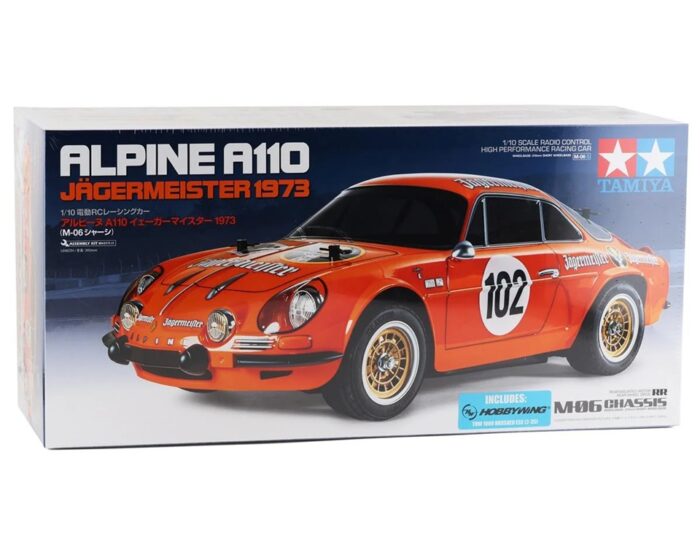 Tamiya Alpine A110 1973 Jager Meister Electric 1/10 2wd On-Road Kit (M-06 Chassis)