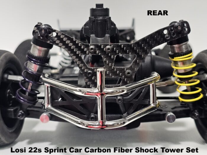 Losi 22S Sprint Car Carbon Fiber Shock Tower Set - Image 3