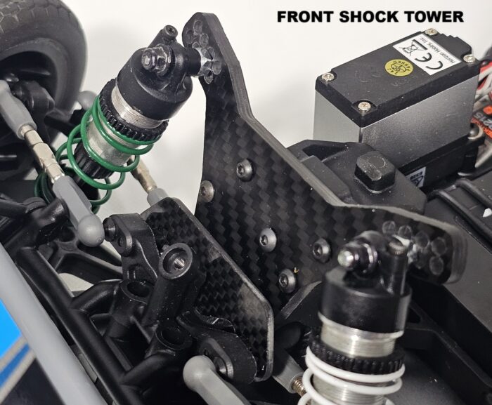 Losi 22S Sprint Car Carbon Fiber Shock Tower Set - Image 2