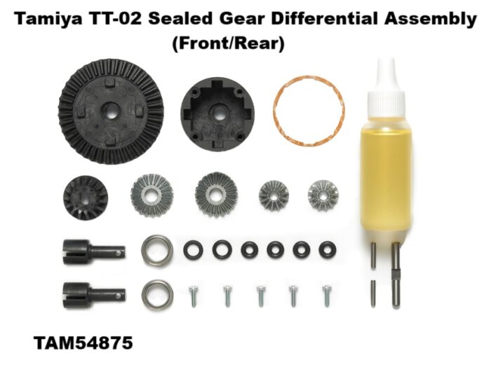 Tamiya TT-02 Sealed Gear Differential Assembly (Front/Rear)