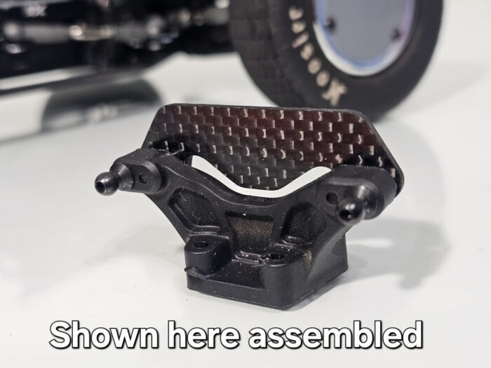 Losi 22S Sprint Car Carbon Fiber Brace Bundle (Camber Block & Bell Crank) - Image 2