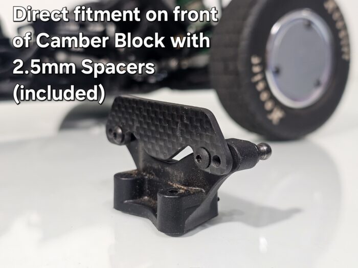 Losi 22S Sprint Car Carbon Fiber Brace Bundle (Camber Block & Bell Crank) - Image 4