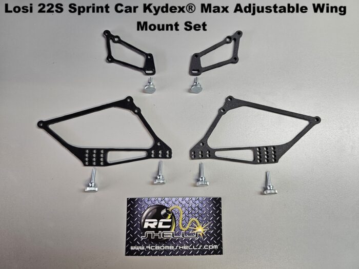 Losi 22S Sprint Car Kydex® Max Adjustable Wing Mount Set
